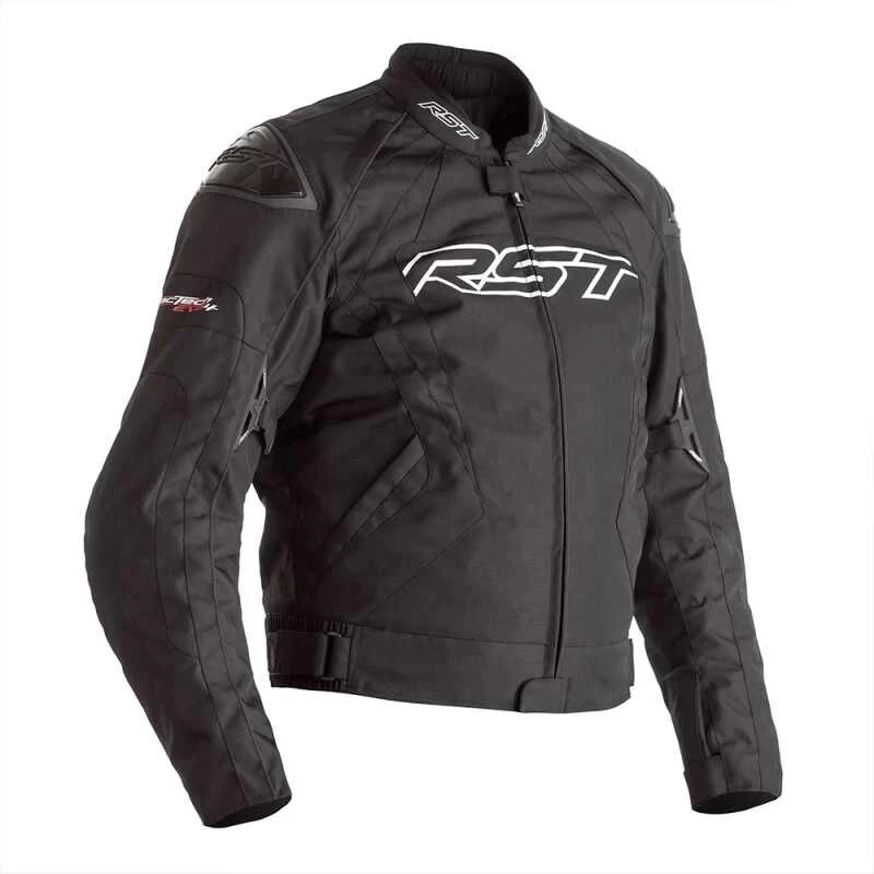 RST Tractech Evo 4 Ce Mens Textile Jacket Black Black 1 RST Tractech Evo 4 Ce Mens Textile Jacket Black Black