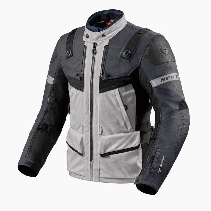 REV'IT! Jacket Defender 3 GTX Silver Anthracite 1 REV'IT! Jacket Defender 3 GTX Silver Anthracite