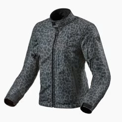REV'IT! Jacket Shade H2O Ladies Leopard Dark Grey