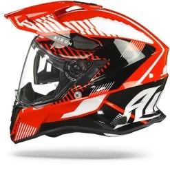 Airoh Commander Boost Rood Glanzend Adventure Helm -Motorfiets Accessoires Airoh commander boost red gloss.11