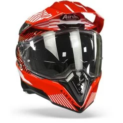 Airoh Commander Boost Rood Glanzend Adventure Helm -Motorfiets Accessoires Airoh commander boost red gloss.35