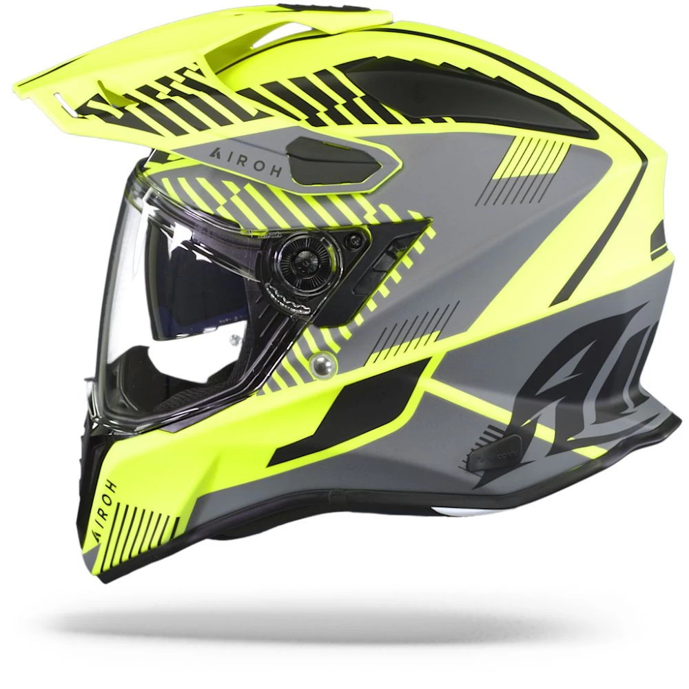 Airoh Commander Boost Mat Geel Adventure Helm 4 Airoh Commander Boost Mat Geel Adventure Helm - Afbeelding 4
