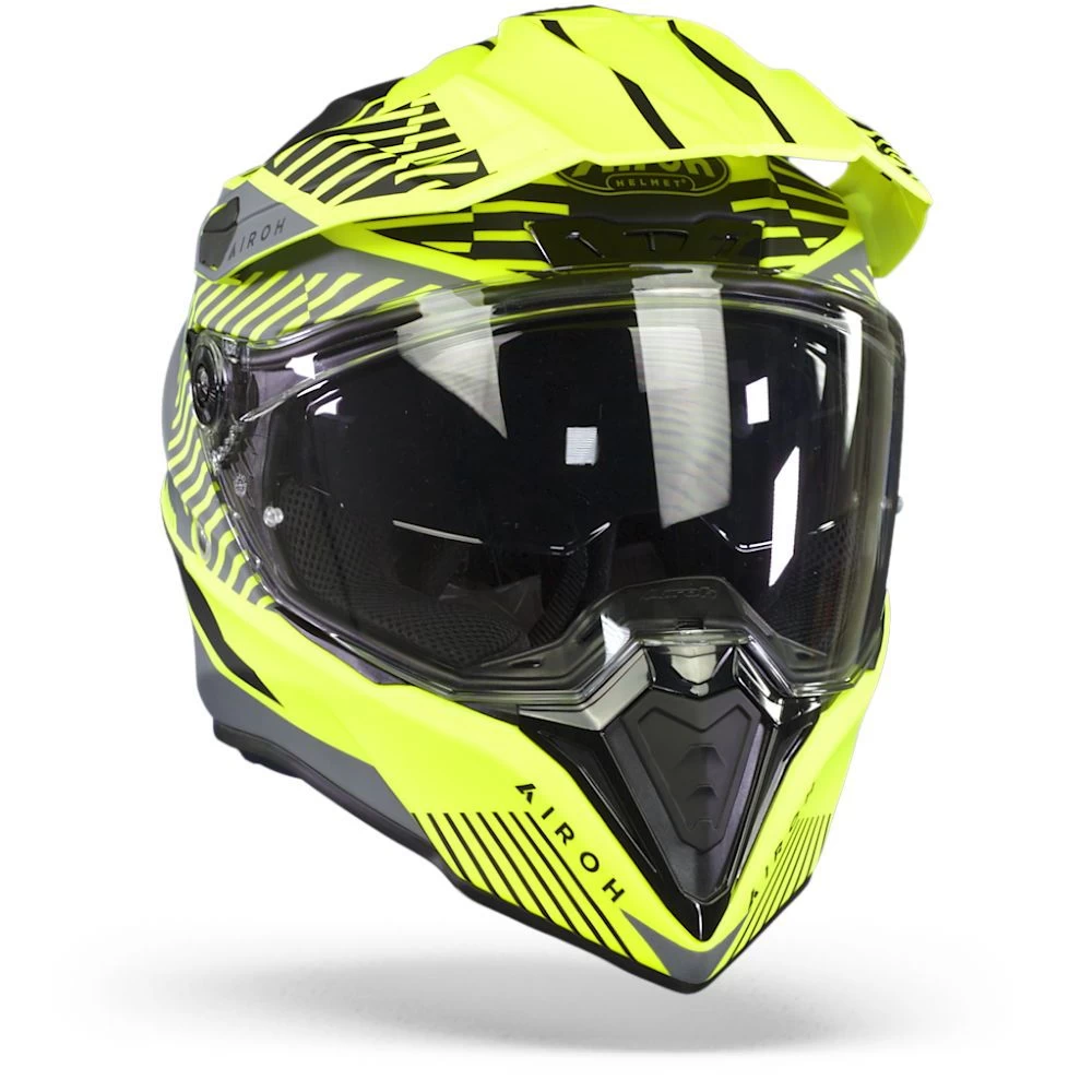 Airoh Commander Boost Mat Geel Adventure Helm 3 Airoh Commander Boost Mat Geel Adventure Helm - Afbeelding 3