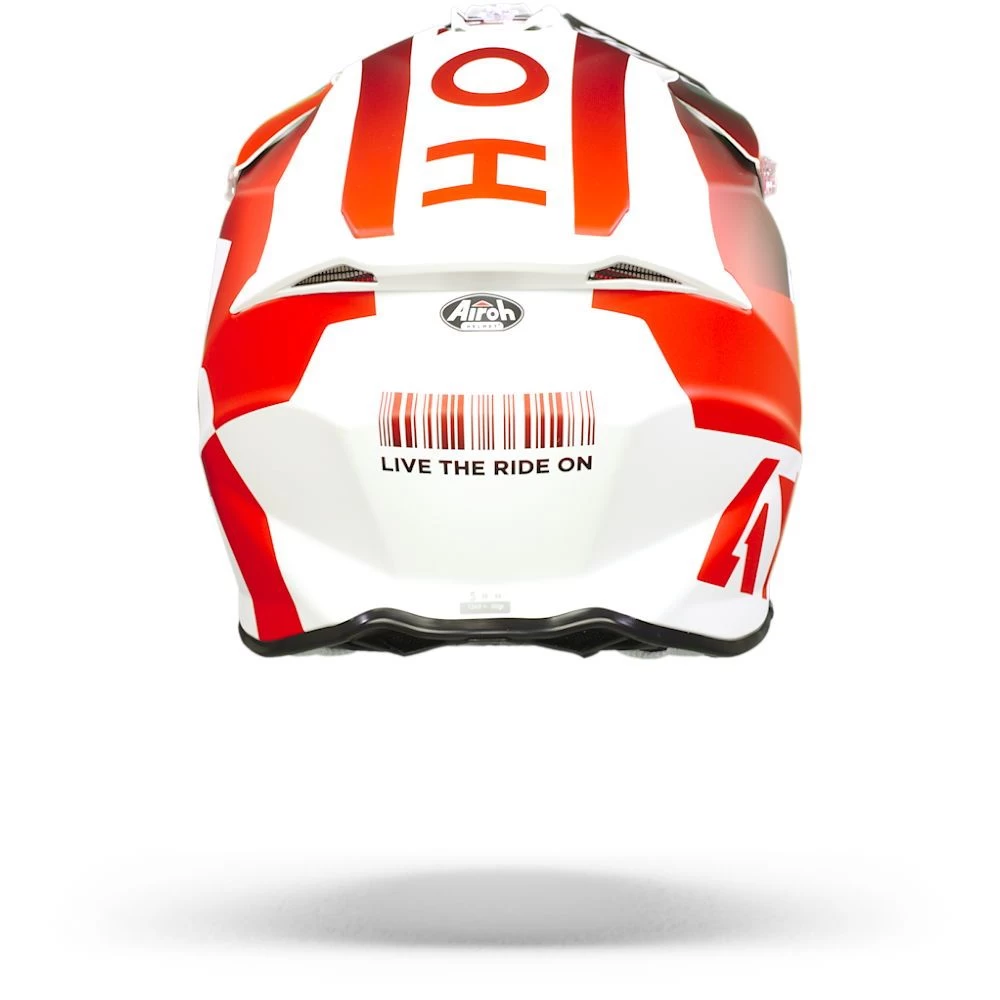 Airoh Twist 2.0 Lift Rood Wit Crosshelm 6 Airoh Twist 2.0 Lift Rood Wit Crosshelm - Afbeelding 6