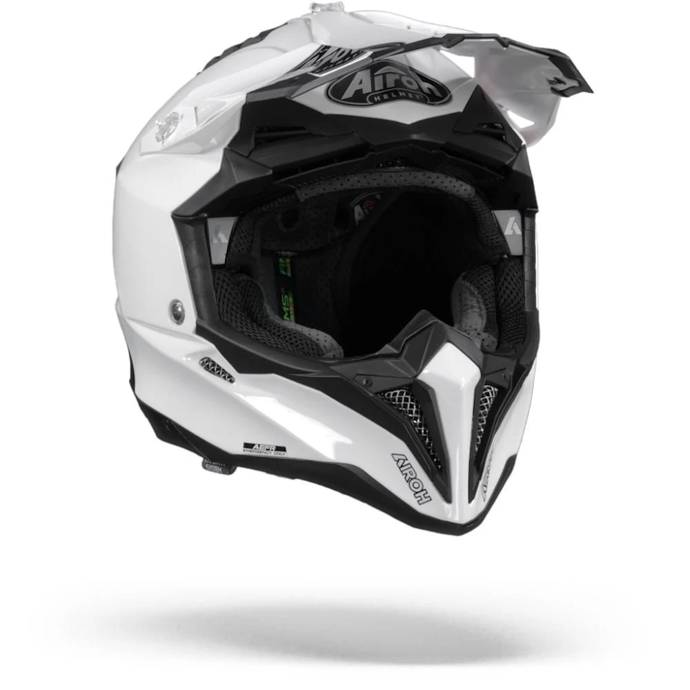 Airoh Aviator 3 Wit Crosshelm 2 Airoh Aviator 3 Wit Crosshelm - Afbeelding 2