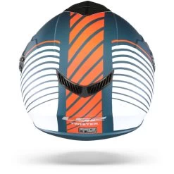 LS2 OF573 Twister II Luna Mat Blauw Wit Jethelm