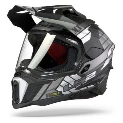 LS2 MX701 Explorer Atlantis Mat Titanium Adventure Helm -Motorfiets Accessoires Ls2 mx701 explorer atlantis matt titanium.06