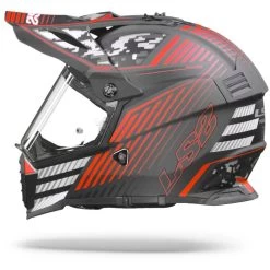 LS2 MX436 Pioneer Evo Saturn Mat Zwart Rood Adventure Helm -Motorfiets Accessoires Ls2mx436pioneerevosaturnmattblackred.11