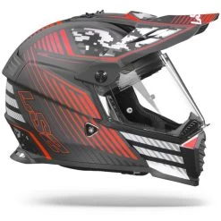 LS2 MX436 Pioneer Evo Saturn Mat Zwart Rood Adventure Helm -Motorfiets Accessoires Ls2mx436pioneerevosaturnmattblackred.29