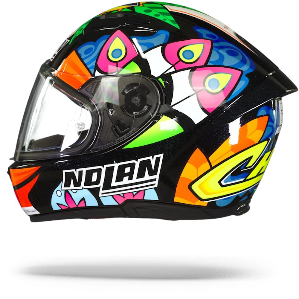 Nolan N60-6 Gemini Replica 47 C. Davies Metal Zwart Integraalhelm 4 Nolan N60-6 Gemini Replica 47 C. Davies Metal Zwart Integraalhelm - Afbeelding 4