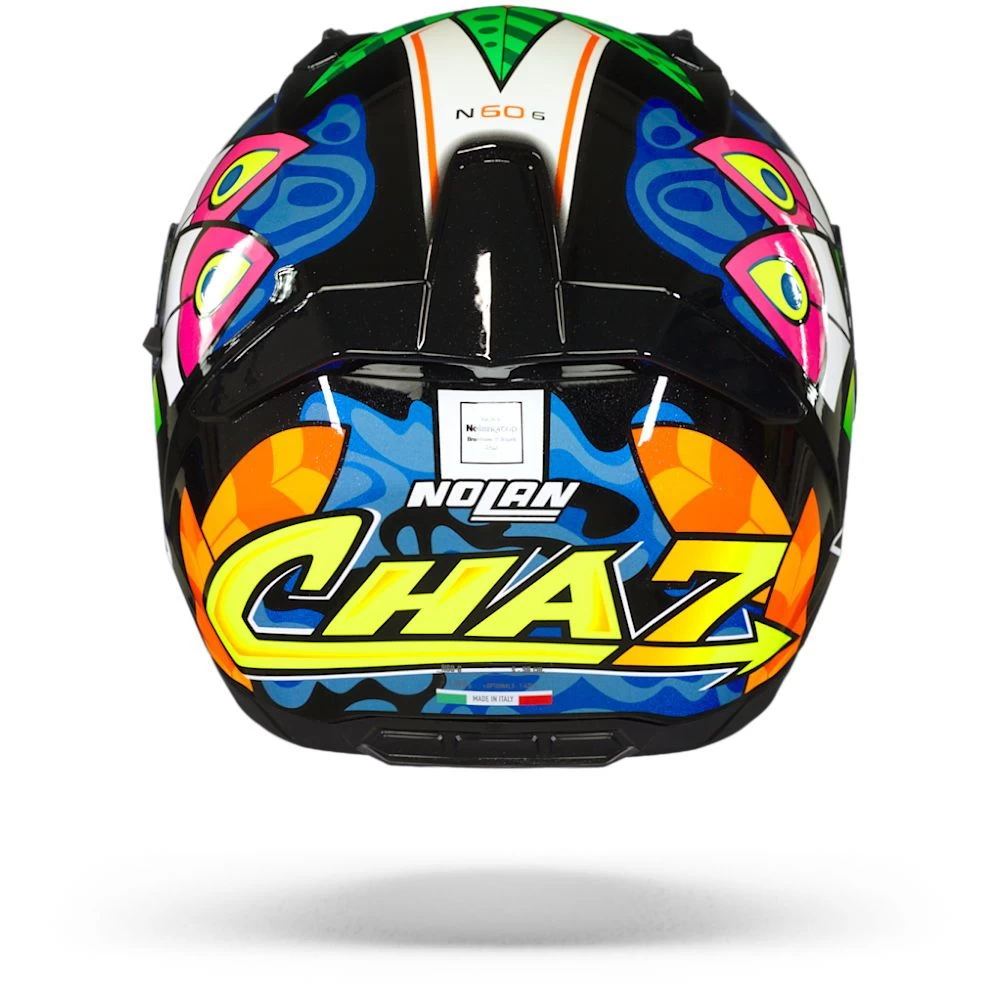 Nolan N60-6 Gemini Replica 47 C. Davies Metal Zwart Integraalhelm 3 Nolan N60-6 Gemini Replica 47 C. Davies Metal Zwart Integraalhelm - Afbeelding 3