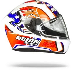 Nolan N60-6 Gemini Replica 50 C. Stoner Metal Wit Integraalhelm -Motorfiets Accessoires Nolan n60 6 gemini replica 50.29