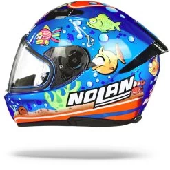 Nolan N60-6 Gemini Replica 51 M. Melandri Aquarium Saphire Blauw Integraalhelm 10 Nolan N60-6 Gemini Replica 51 M. Melandri Aquarium Saphire Blauw Integraalhelm -Motorfiets Accessoires Nolan n60 6 gemini replica 51.11