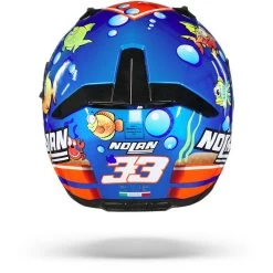 Nolan N60-6 Gemini Replica 51 M. Melandri Aquarium Saphire Blauw Integraalhelm 9 Nolan N60-6 Gemini Replica 51 M. Melandri Aquarium Saphire Blauw Integraalhelm -Motorfiets Accessoires Nolan n60 6 gemini replica 51.19