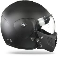 ROOF Roadster Iron Mat Zwart Zwart Jethelm