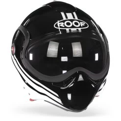 ROOF BoXXer Sting Zwart Wit Systeemhelm -Motorfiets Accessoires Roof boXXer sting black white.35