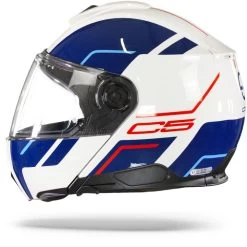 Schuberth C5 Master Wit Blauw Systeemhelm 10 Schuberth C5 Master Wit Blauw Systeemhelm -Motorfiets Accessoires Schuberth c5 master white blue.11