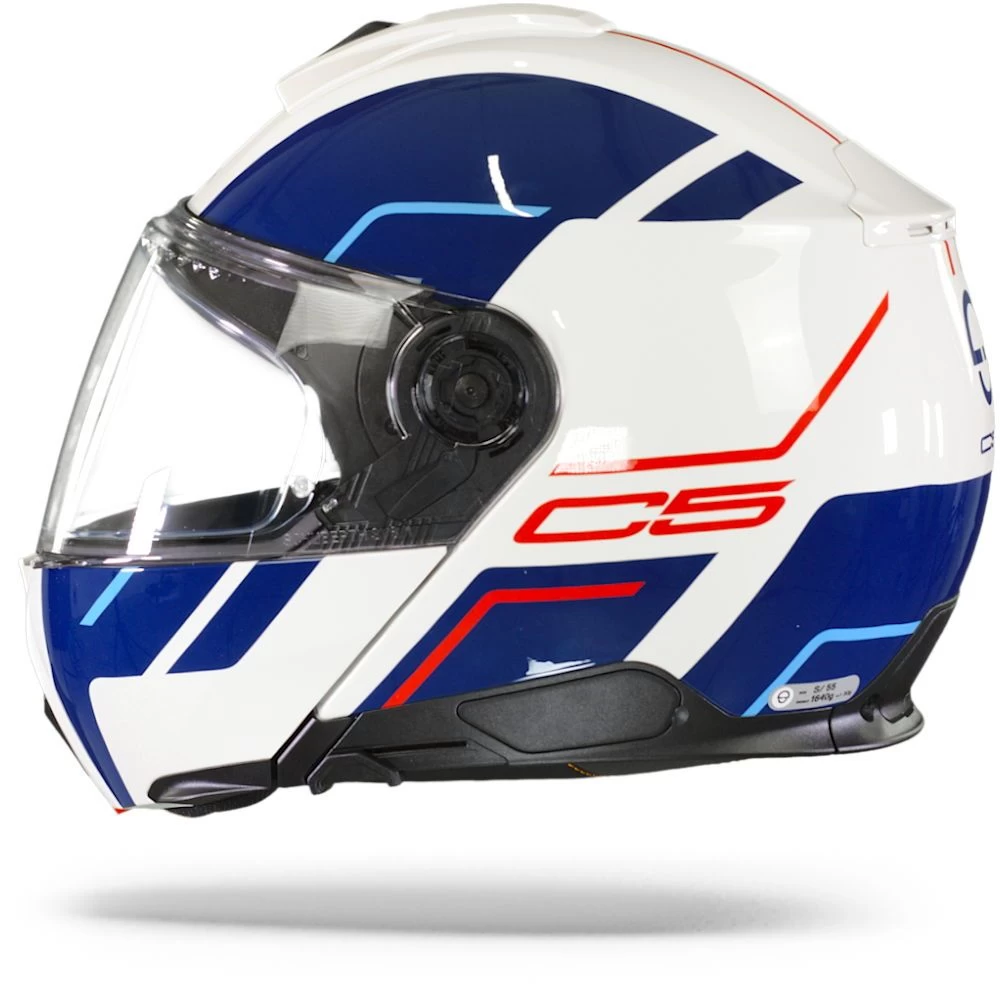 Schuberth C5 Master Wit Blauw Systeemhelm 5 Schuberth C5 Master Wit Blauw Systeemhelm - Afbeelding 5