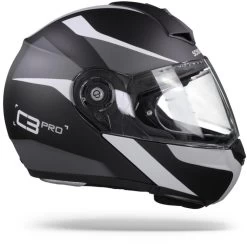 Schuberth C3 Pro Sestante Zwart Grijs Systeemhelm