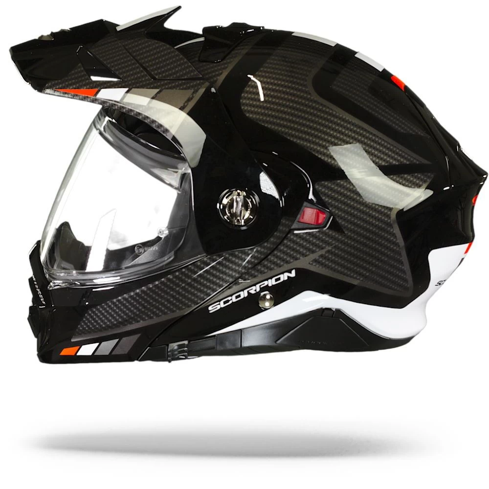 Scorpion ADX-2 Camino Zwart-Silver-Rood Adventure Helm 5 Scorpion ADX-2 Camino Zwart-Silver-Rood Adventure Helm - Afbeelding 5