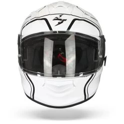 Scorpion EXO-491 West Wit Zwart Integraalhelm 8 Scorpion EXO-491 West Wit Zwart Integraalhelm -Motorfiets Accessoires Scorpion exo 491 west white black.01