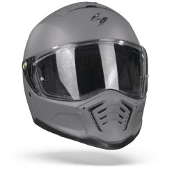 Scorpion EXO-HX1 Solid Mat Cement Grijs Integraalhelm -Motorfiets Accessoires ScorpionExo HX1SolidMattCementGrey.35