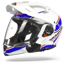 SMK Hybrid Evo Tide Wit Blauw Multihelm