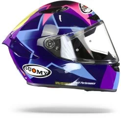 Suomy Track 1 Bastianini Replica Blauw Paars Integraalhelm