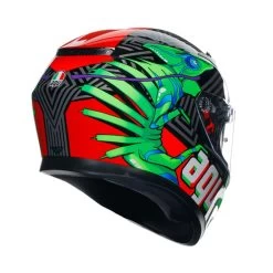 Agv K3 E2206 Mplk Kamaleon Zwart Rood Groen 013 Integraalhelm