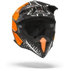 Airoh Wraap Idol Oranje Zwart Crosshelm