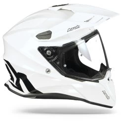 Airoh Commander Color Glans Wit Adventure Helm -Motorfiets Accessoires airoh commander color white gloss.29 1