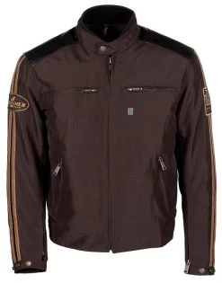 Helstons ACE Tissu-Cuir Marron 5 Helstons ACE Tissu-Cuir Marron -Motorfiets Accessoires blouson helstons ace tissu cuir marron moto vintage homme 24161