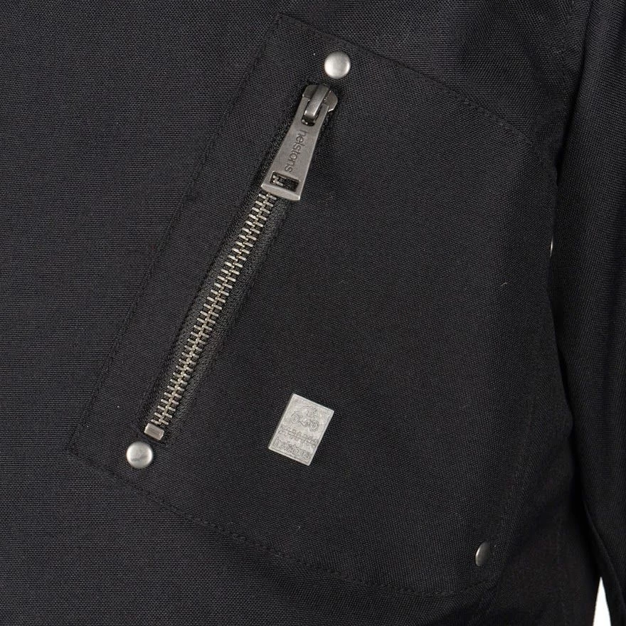 Helstons Colt Technical Fabric Black Jacket 1 Helstons Colt Technical Fabric Black Jacket