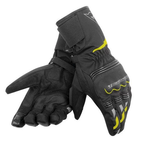 Dainese Tempest Unisex D-Dry Lang Zwart Fluo Geel 1 Dainese Tempest Unisex D-Dry Lang Zwart Fluo Geel