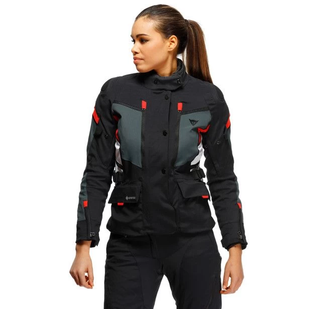 Dainese Carve Master 3 Lady Gore-Tex Jacket Black Ebony Lava Red 6 Dainese Carve Master 3 Lady Gore-Tex Jacket Black Ebony Lava Red - Afbeelding 6