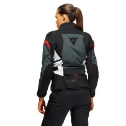 Dainese Carve Master 3 Lady Gore-Tex Jacket Black Ebony Lava Red