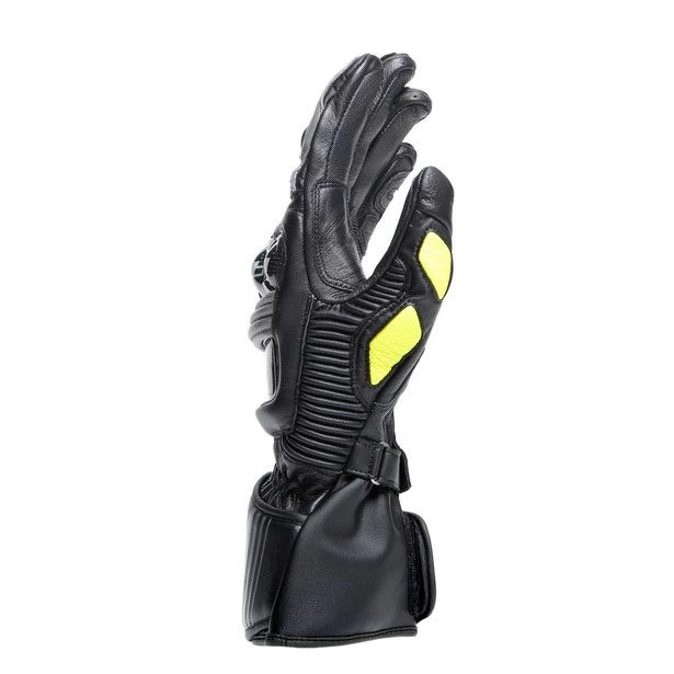 Dainese Druid 4 Leather Gloves Black Charcoal Gray Fluo Yellow 4 Dainese Druid 4 Leather Gloves Black Charcoal Gray Fluo Yellow - Afbeelding 4