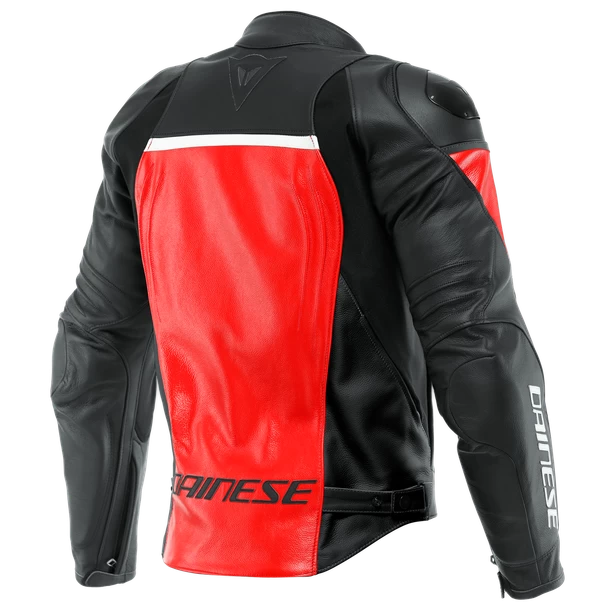 Dainese Racing 4 Leather Jacket Lava Red Black 4 Dainese Racing 4 Leather Jacket Lava Red Black - Afbeelding 4