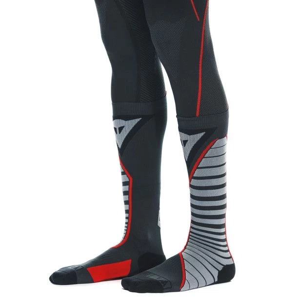 Dainese Thermo Long Socks Black Red 2 Dainese Thermo Long Socks Black Red - Afbeelding 2