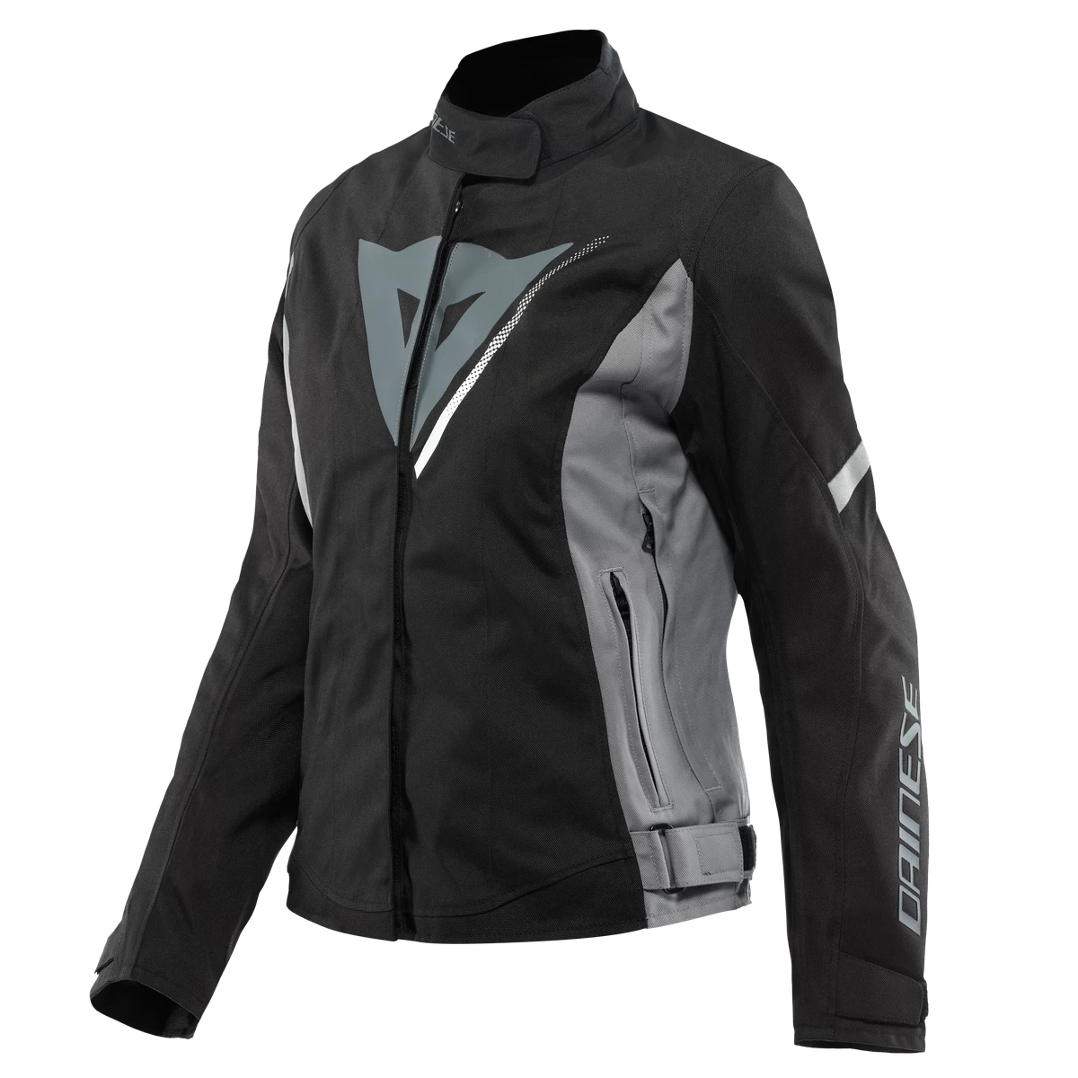 Dainese Veloce Lady D-Dry Jacket Black Charcoal Gray White 1 Dainese Veloce Lady D-Dry Jacket Black Charcoal Gray White