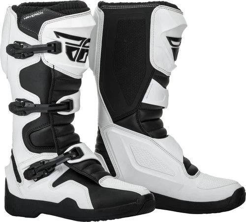 FLY Racing Maverik Boot White Black 1 FLY Racing Maverik Boot White Black