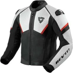 REV'IT! Jacket Matador Black Neon Red