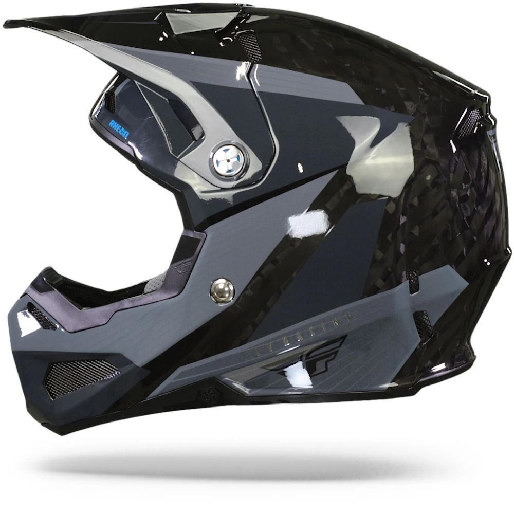 FLY Racing Formula Carbon Prime Grijs Carbon Crosshelm 1 FLY Racing Formula Carbon Prime Grijs Carbon Crosshelm