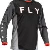 Fly Racing MX Jersey Kinetic Kore Black Grey