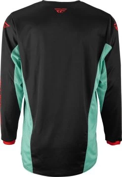 Fly Racing MX Jersey Kinetic S.E. Rave Black Mint Red