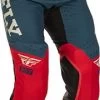 Fly Racing MX Pants Evolution Red Grey