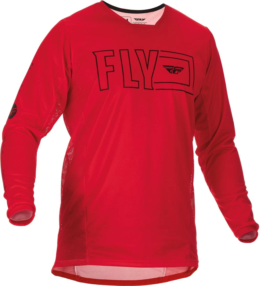 FLY Racing Kinetic Fuel Jersey Red Black 1 FLY Racing Kinetic Fuel Jersey Red Black