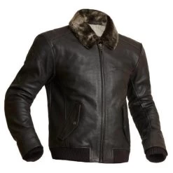Halvarssons Leather Jacket Torsby Brown