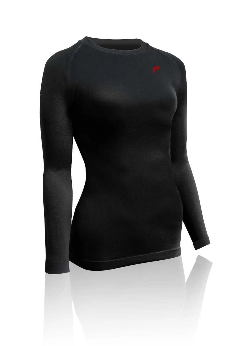F-Lite MegaLight 240 Heat Longshirt Woman Zwart 1 F-Lite MegaLight 240 Heat Longshirt Woman Zwart