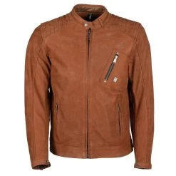 Helstons Colt Brown Nubuck Leather Jacket -Motorfiets Accessoires helstons colt brown nubuck leather jacket